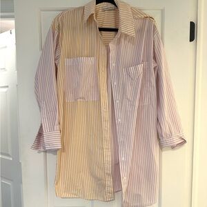 Abercrombie & Fitch color block button down